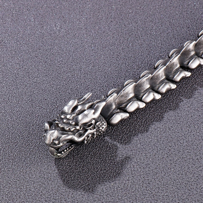 Dragon Skeleton Scale Link Bracelet