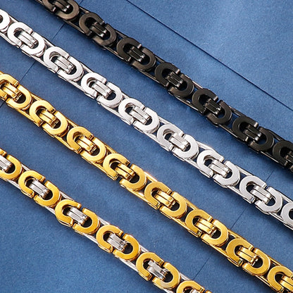 6-10mm Modern Minimalist Byzantine Chain Layering Necklace