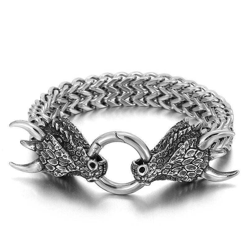 Animal Totem Series Dual Strand and Ring Clasp Bracelet