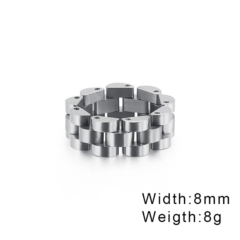 Watch Link Chain Ring