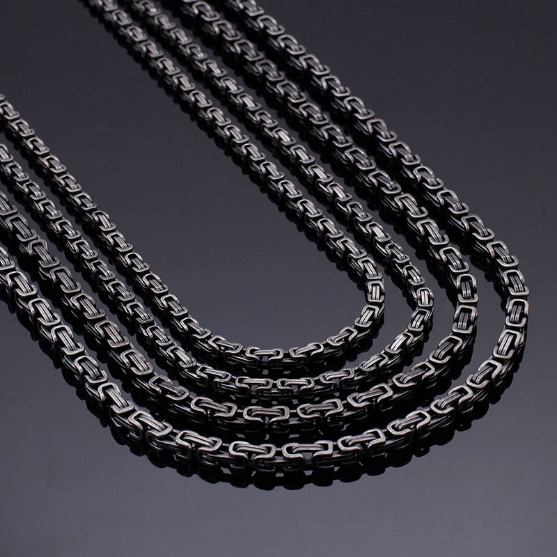 Titanium Stainless Steel Royal Chain 4/5mm