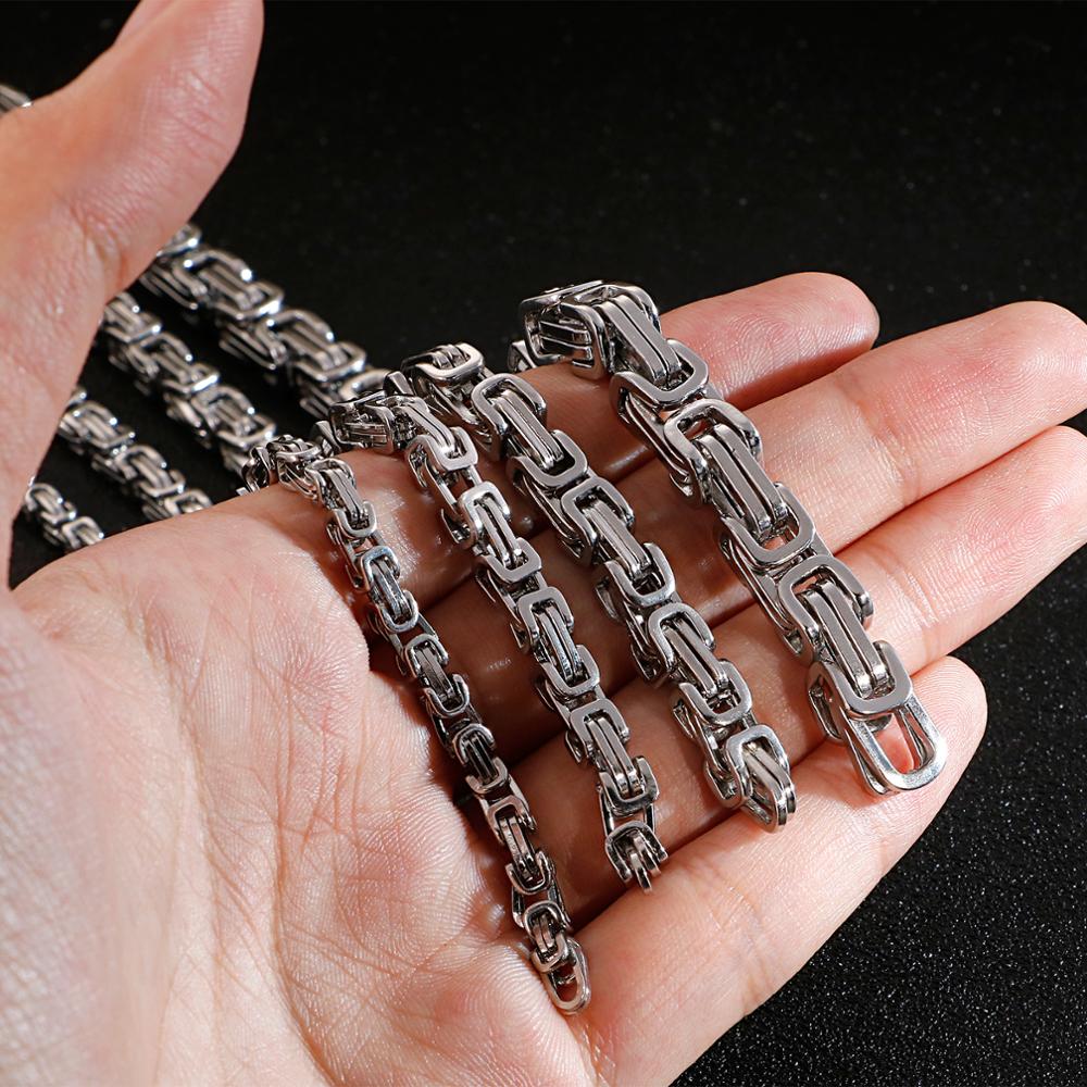 4-8 mm Byzantine Chain Layering Necklace