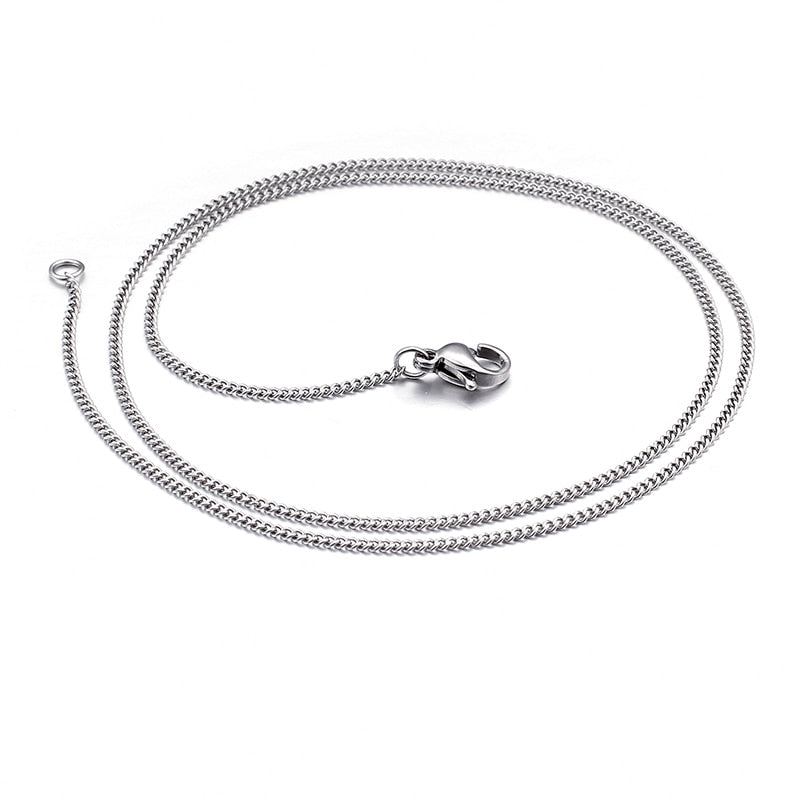 Micro Link Mini Cuban Chain Layering Necklace