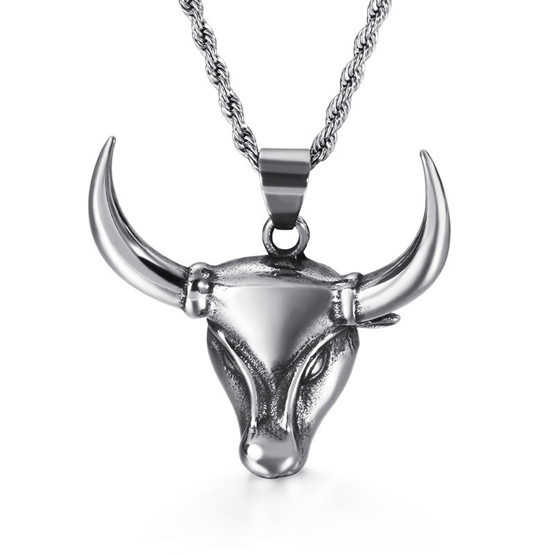 Bullfighting Chain Pendant Necklace