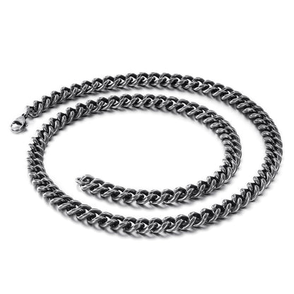 Black Link Curb Chain