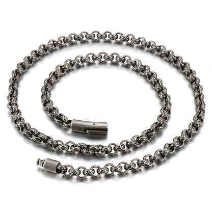 Box Link Snake Chain Necklace