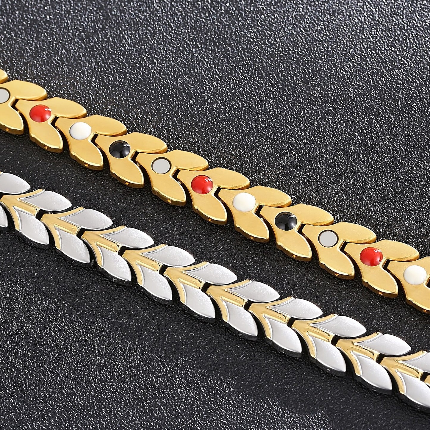 Magnetic Chakra Modern Dragonscale Bracelet
