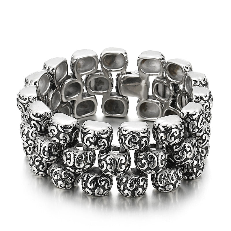 Steel Bead Bracelet
