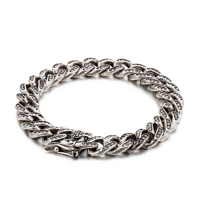 Zircon Cuban Chain Bracelet