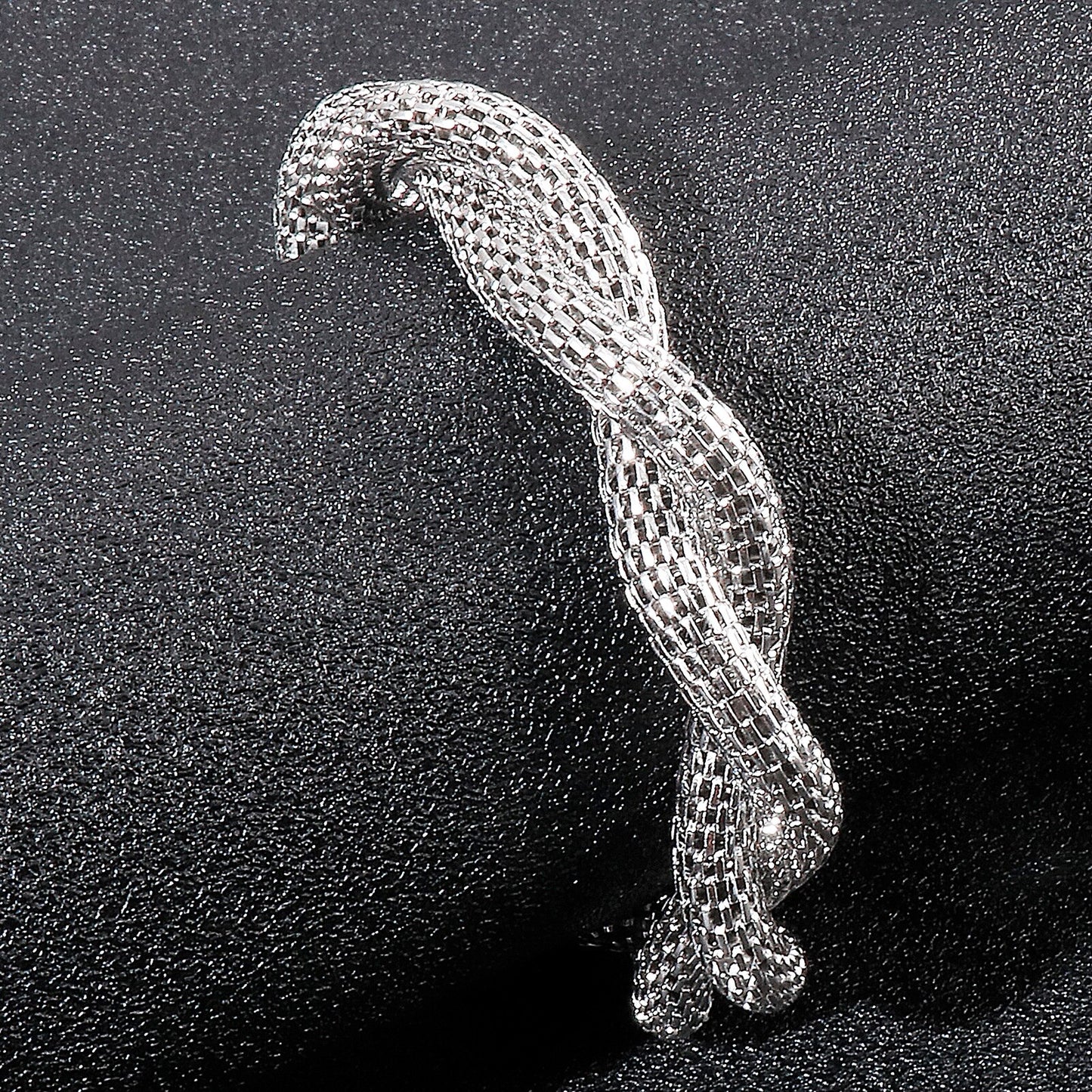 Snake Double Link Chain Stainless Steel Braided Bracelet
