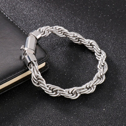 High Contrast Rope Chain Bracelet