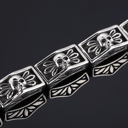 Viking Skull Chain Bracelet