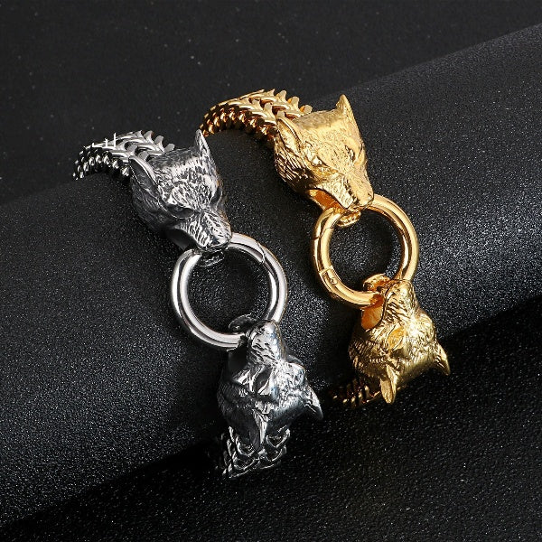 Animal Wolf Chain Bracelet
